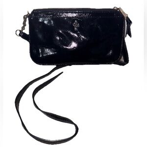 COLE HAAN JITNEY Patent BlackLeather ALI MINI Crossbody Purse Bag